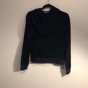 Juicy Couture Jackets & Coats - Juicy Couture Black Velour Jacket (XL) Juicy Couture Jackets & Coats - Juicy Couture Black Velour Jacket (XL)